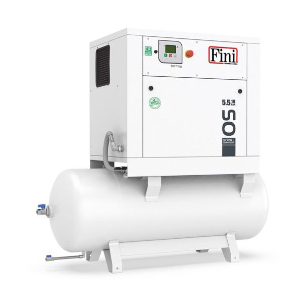 Compresor aer Fini OS 2.2-10-270, butelie aer 270 l, 2.2 kW, 10 bar, 210 l/min aer refulat