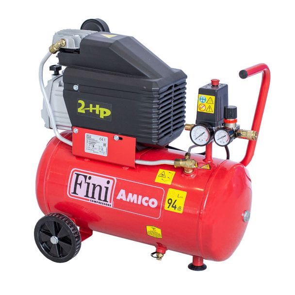 Compresor de aer Fini AMICO25/2400, 24 l, 1500 W, 8 bar, 170 l/min