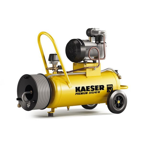 Compresor de aer Kaeser PREMIUM 300/40 W, 40 L, 1,5 KW, 10 bar, 300 l/min, furtun 15 m