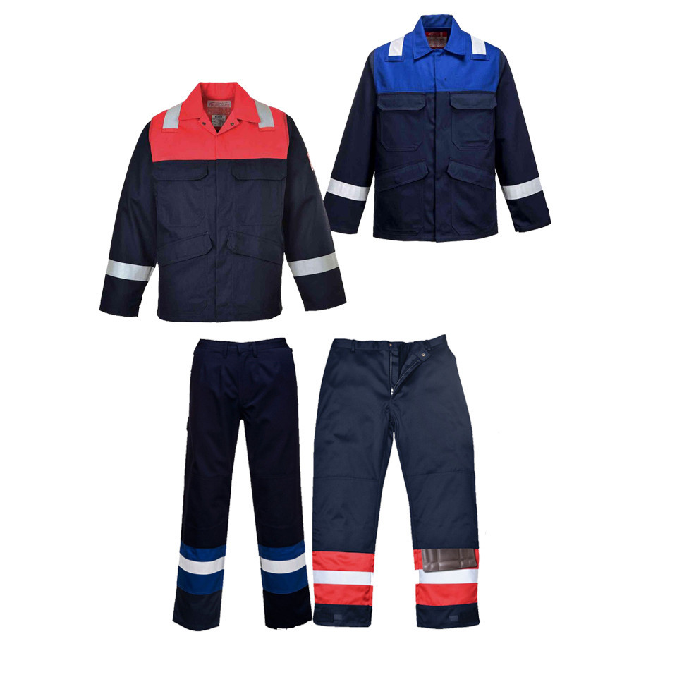 Costum haine de lucru ignifuge 350 gr, jacheta + pantalon talie