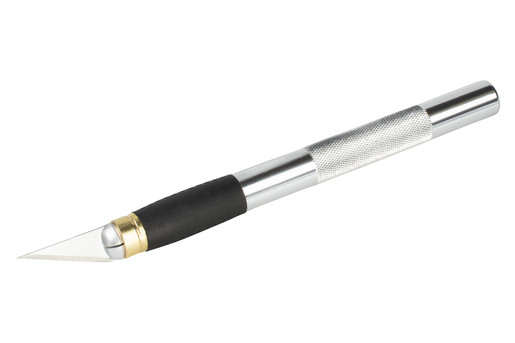 Cutit de precizie Wolfcraft 4195000, cu maner antiderapant pentru o prindere mai sigura