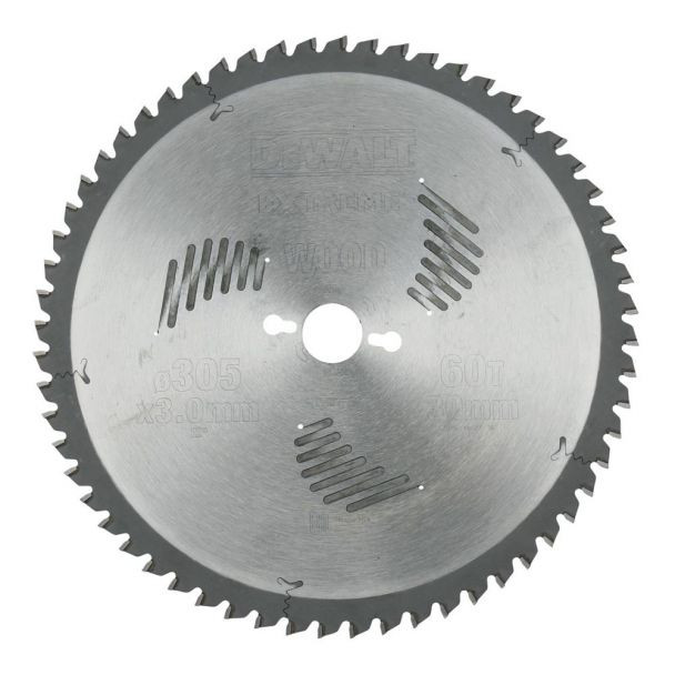 Disc Dewalt DT4331 pentru fierastrau circular, D 305x30x3.0 mm, 60 dinti, pentru taiere fina, seria Extreme