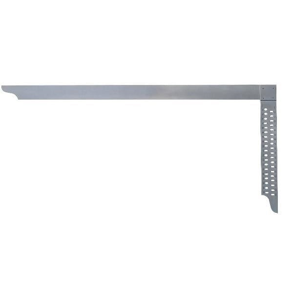 Echer dulgherie ZP 1000 mm, cu perforații, sudat în puncte, din oțel inoxidabil