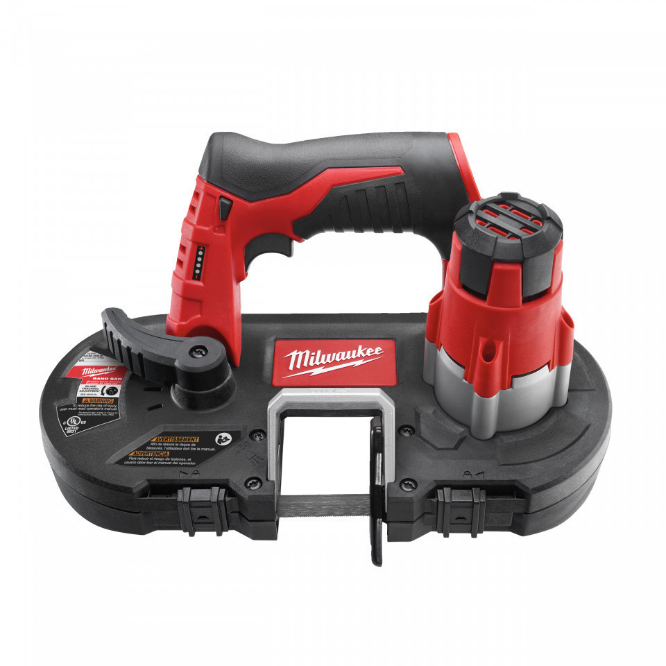 Fierastrau cu banda cu acumulator Milwaukee M12 BS-0, capacitate taiere metal ∅ 41 mm, livrat fara acumulator