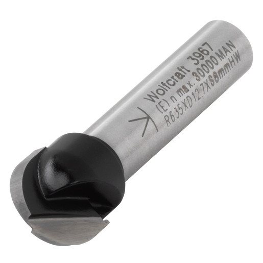 Freza de raionat, Wolfcraft 3967000, 12.7x9.5 mm, tija 8 mm