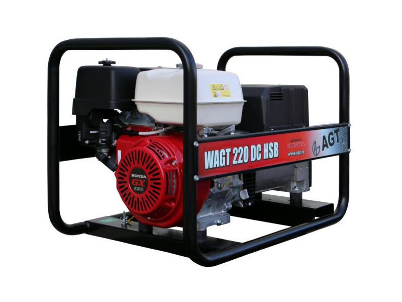 Generator sudura WAGT 220 DC HSB STANDARD, 6.5 kVA, curent sudura 40 – 220 A, 400/230V, Benzina