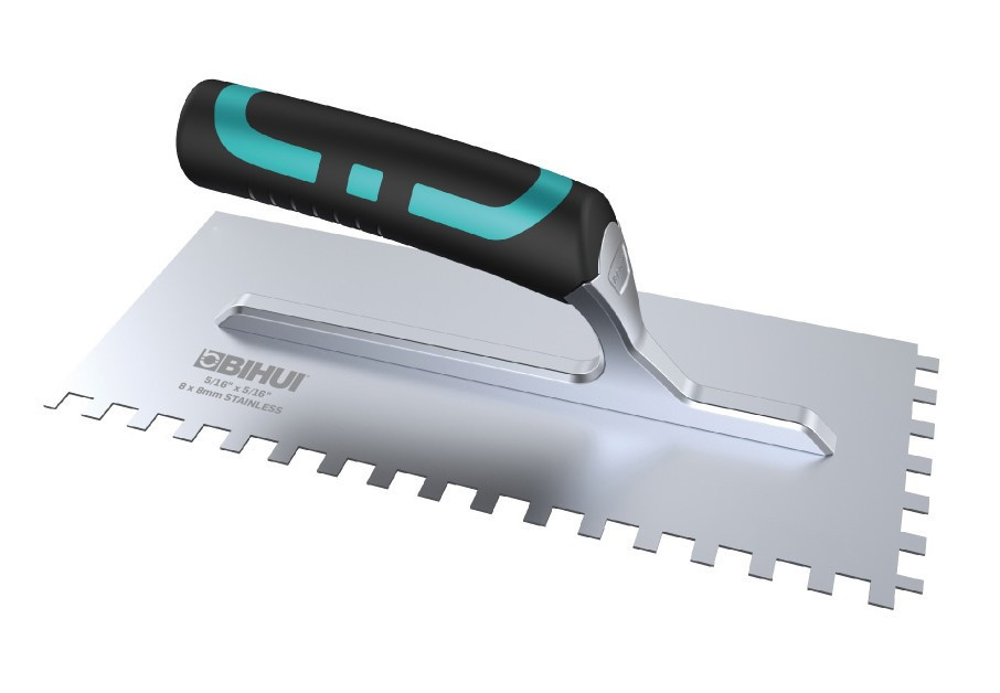Gletiera dintata INOX 280x120mm, 10mm - BIHUI-PTSB10