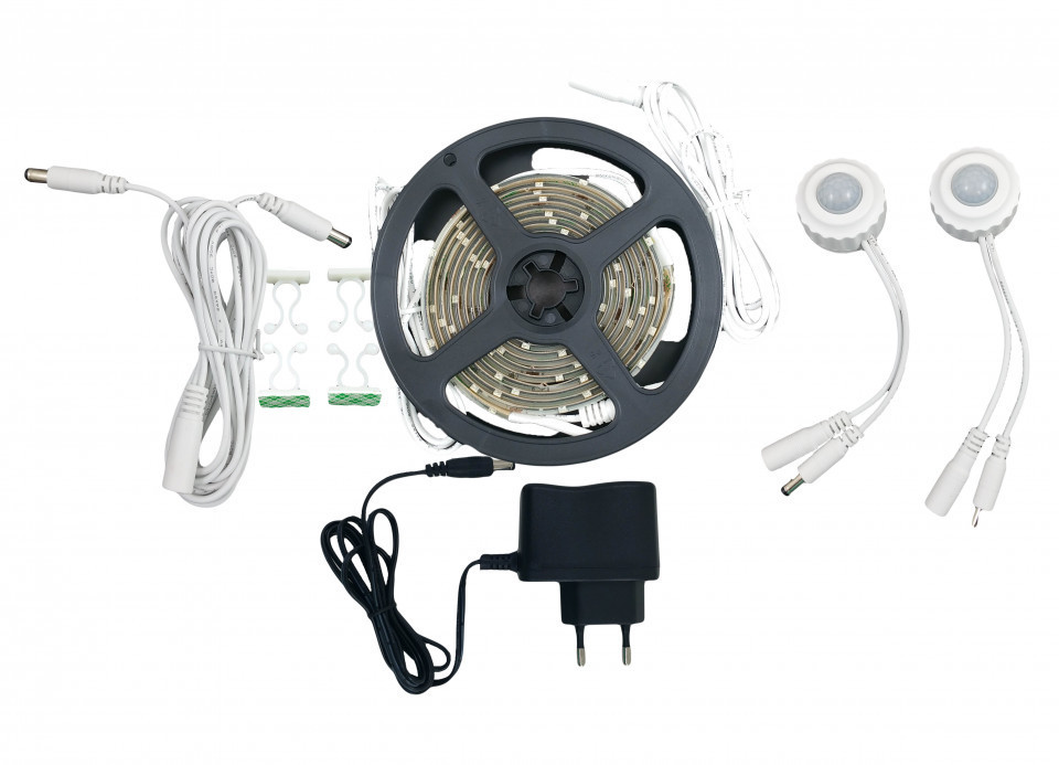 Kit Banda LED 2x1.5M/4000K/12V + 2 Senzori 180°