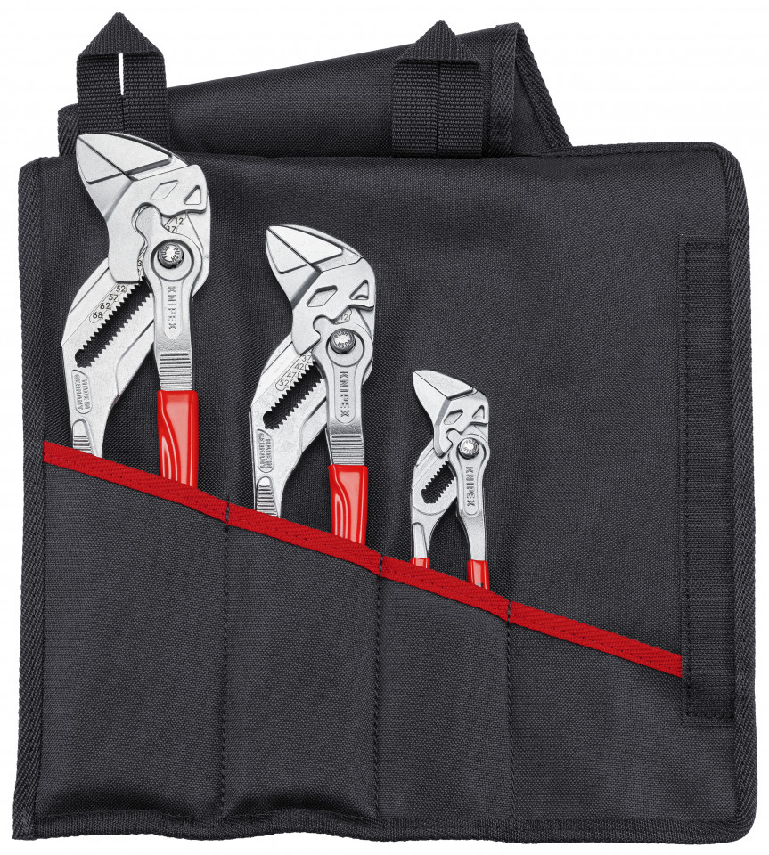 KNIPEX 00 19 55 S7 Set de chei de strângere 3 părți 330 mm