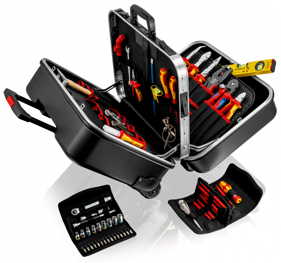 KNIPEX 00 21 41 valiză pentru scule "BIG Twin Move" pentru electricieni