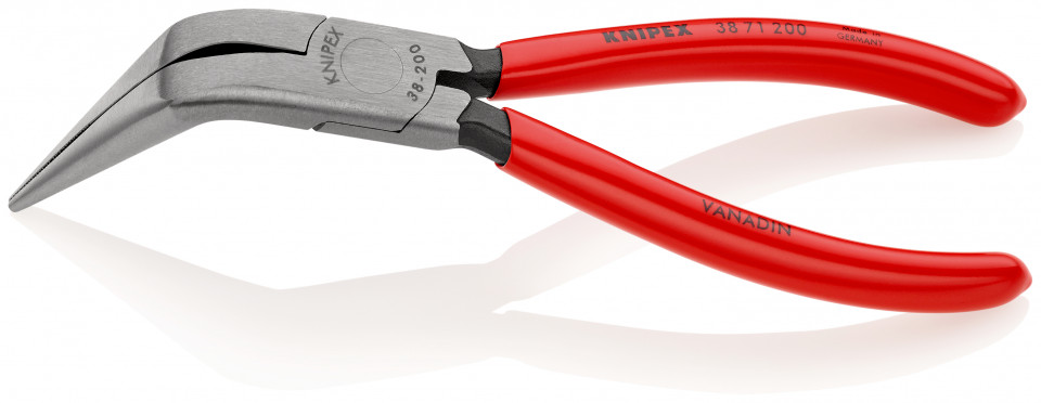 KNIPEX 38 71 200 Clește de mecanici acoperite cu plastic vopsit negru 200 mm