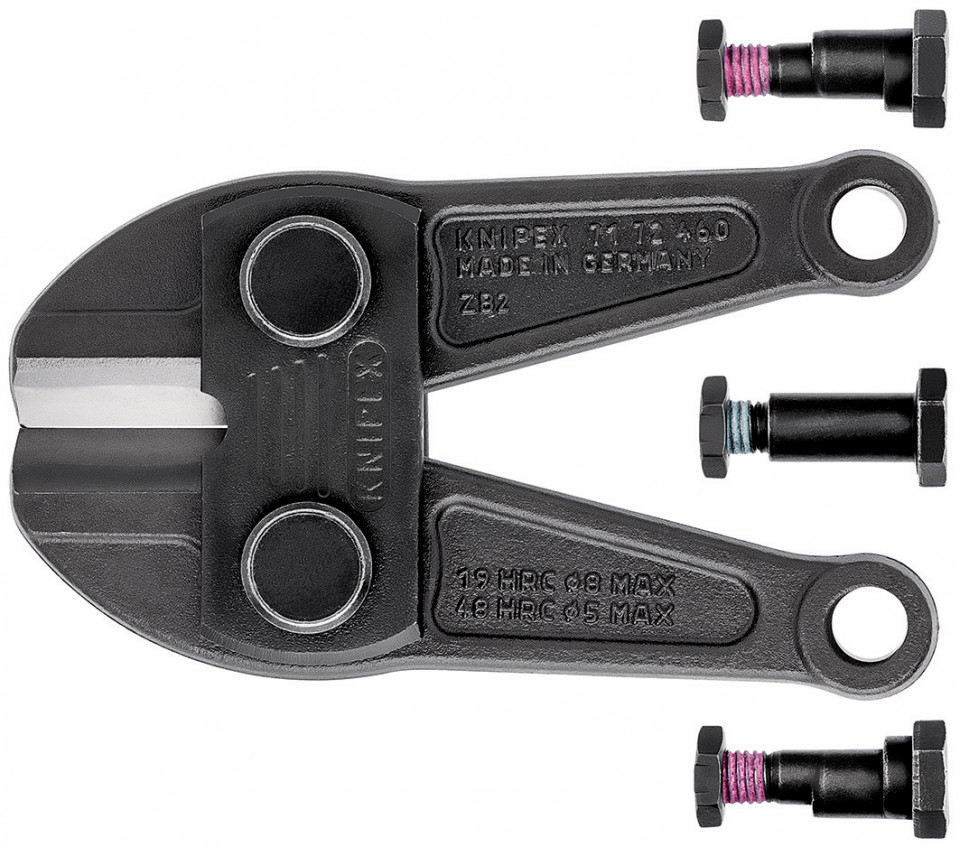 KNIPEX 71 79 460 Cap cu cuţite de schimb pentru 71 72 460 complet, cu șuruburi