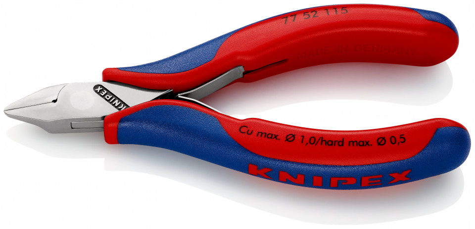 KNIPEX 77 52 115 Șfic pentru instalații electronice cu manşoane multicomponent 115 mm