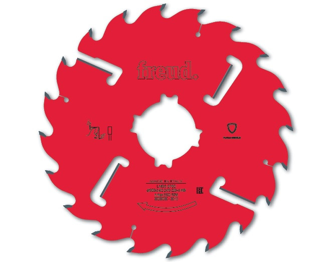 LM05 Panza circulara placata CMS cu dinti geluitori pentru taieri multiple in lung de fibra a lemnului, DIM 380, int 30 mm - LM05 1600