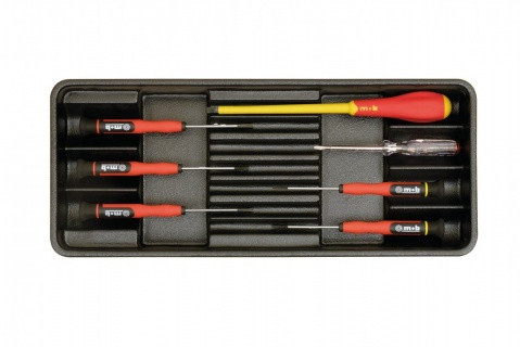 Modul MOB PVC cu 7 surubelnite de precizie - 7 scule