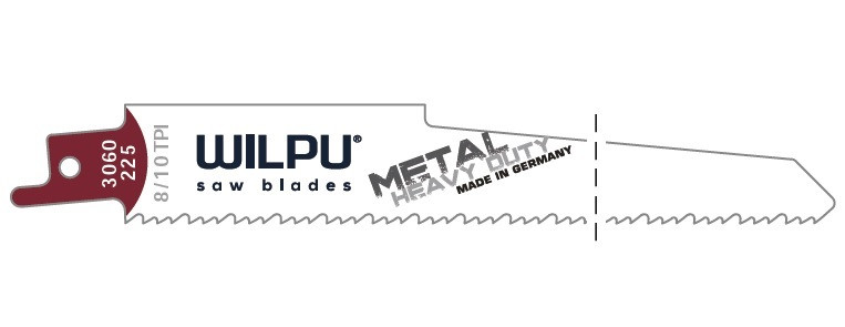 Panza Bi-Metal pentru fierastrau sabie pentru demolari 225 x 22 x 1,57 mm