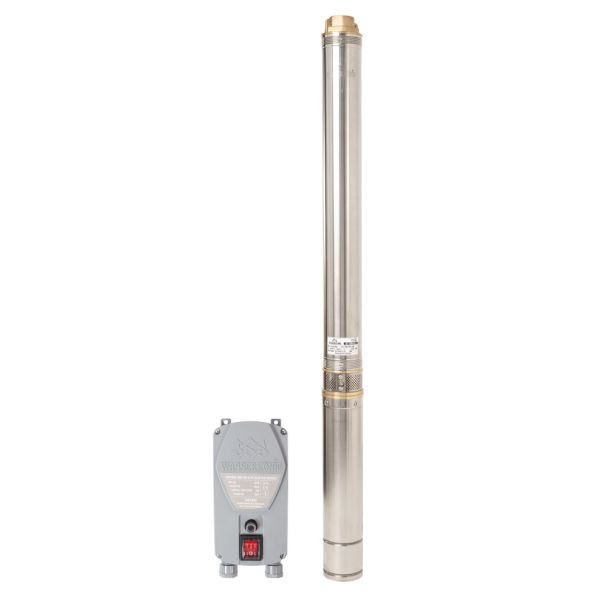 Pompa submersibila centrifugala multietajata Wasserkonig SI11094/3.5, diametru 3.5", putere 1800 W, debit 5640 l/h, inaltime refulare 110 m