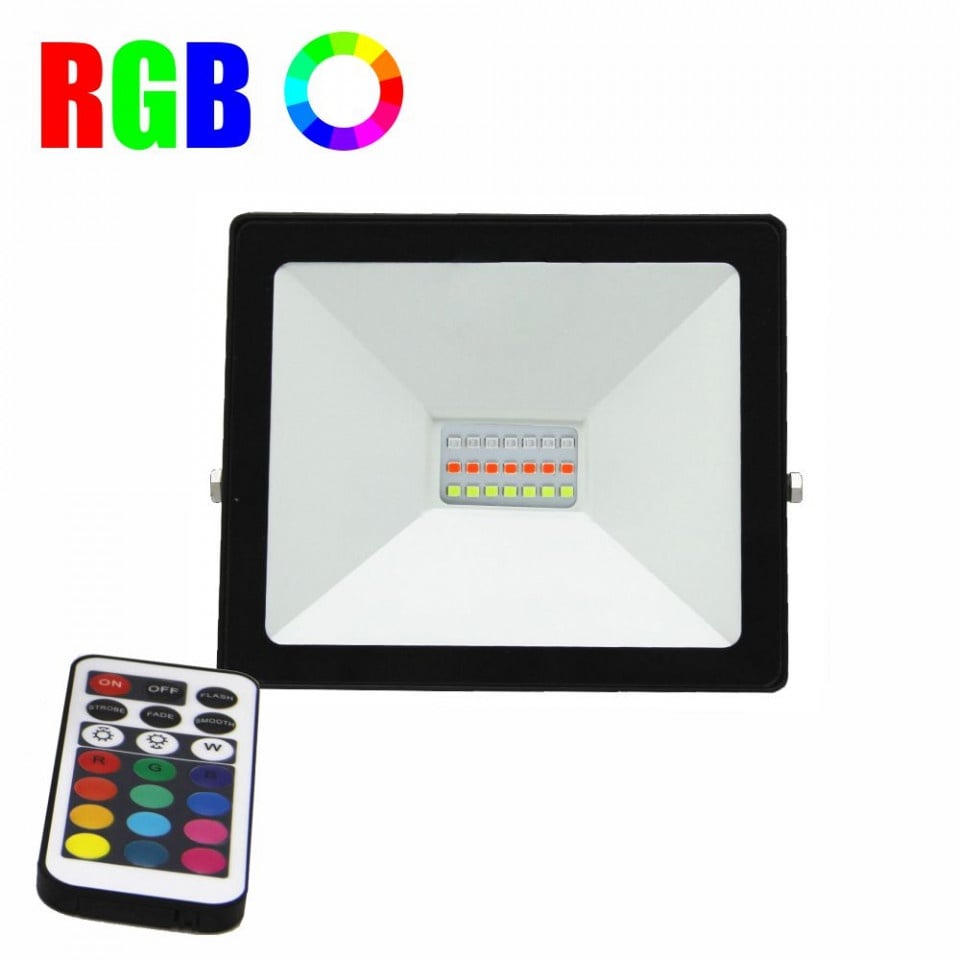Proiector LED RGB 16 culori