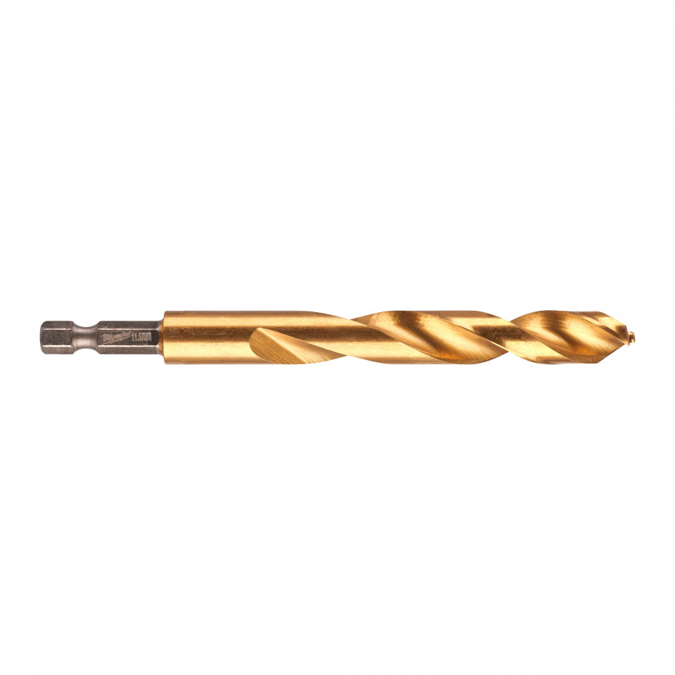 RED HEX - Burghie SHOCKWAVE™ HSS-Ground Titan pentru metal Milwaukee Ø 11.5x81x126 mm - blister 1 buc