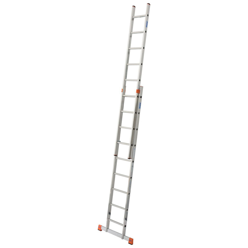 Scara culisanta din aluminiu Monto "Fabilo", 2x9 trepte