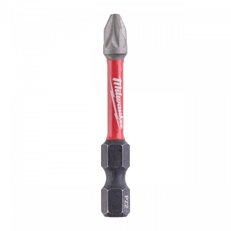 Set 10 buc cap surubelnita Pozidrive (PZ) PZ 2 x 50 mm Milwaukee SHOCKWAVE