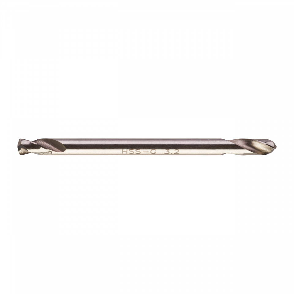 Set 10 burghie HSS Ground pentru metal cu două vârfuri MILWAUKEE Ø 3.2x12x49 mm