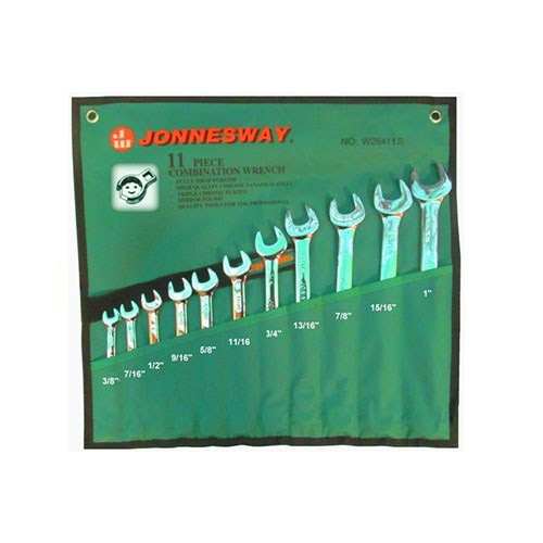 Set 11 chei combinate Jonnesway 3/8"-1"