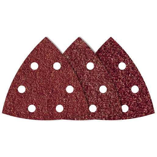 Set 15 foi abrazive autoadezive delta Wolfcraft 8403000, Gr. 60, 80, 120, 95 mm