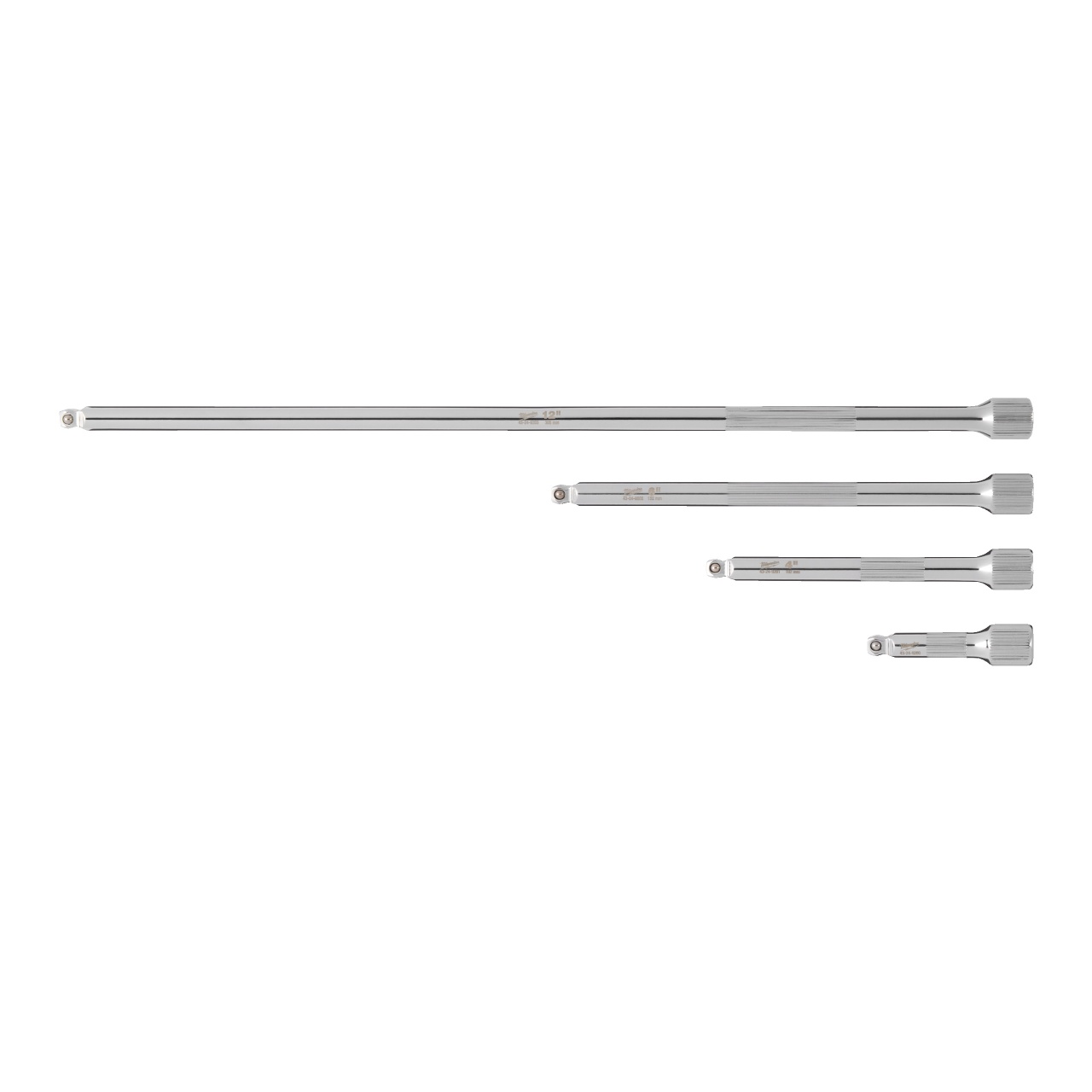 Set 4 prelungitoare cheie ⅜″