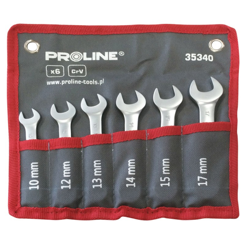 SET 6 CHEI COMBINATE PROLINE SCURTE CR-VA FORJATE 10-17MM - 6P.
