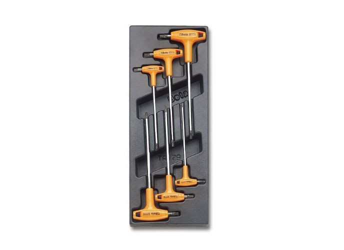 Set 6 imbusuri Torx tip T, in suport termoformat T55, T10-T30