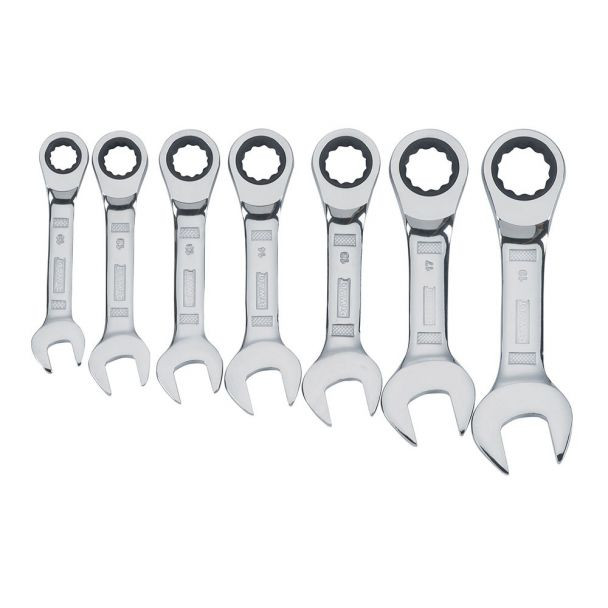 Set 7 chei combinate mici cu clichet Dewalt DWMT19261-0, 10-19 mm