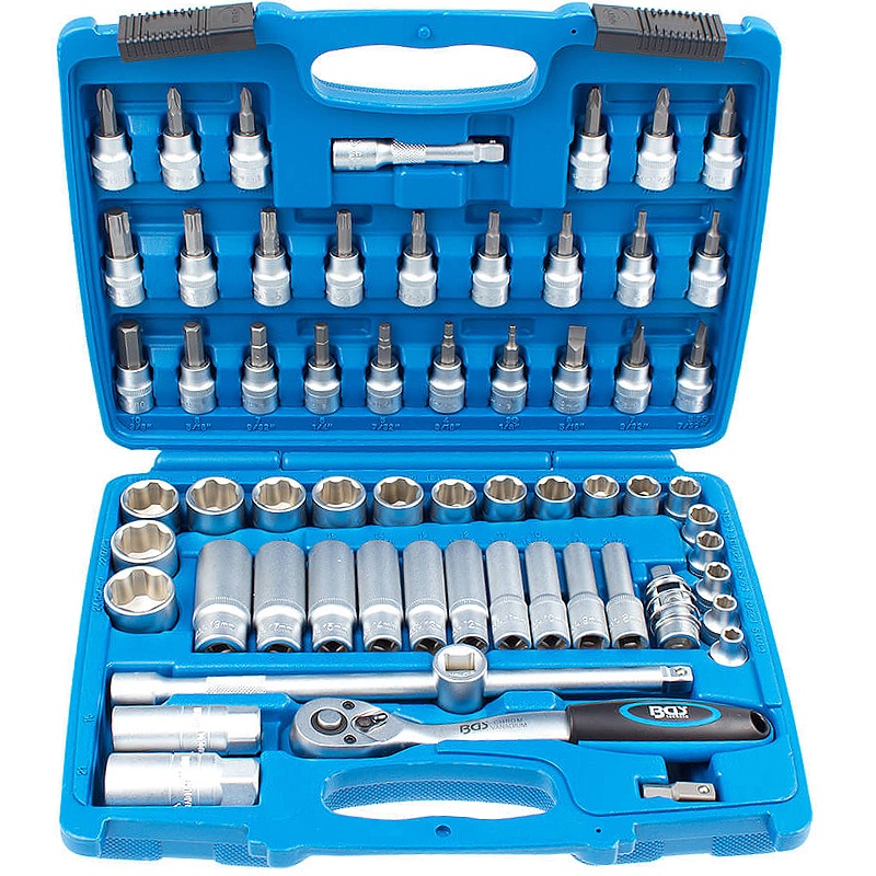 Set chei tubulare 3/8", 61 piese