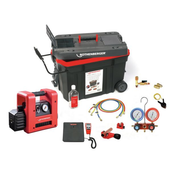 Set frigorific complet Rothenberger ROCADDY 120 R32 manifold analogic
