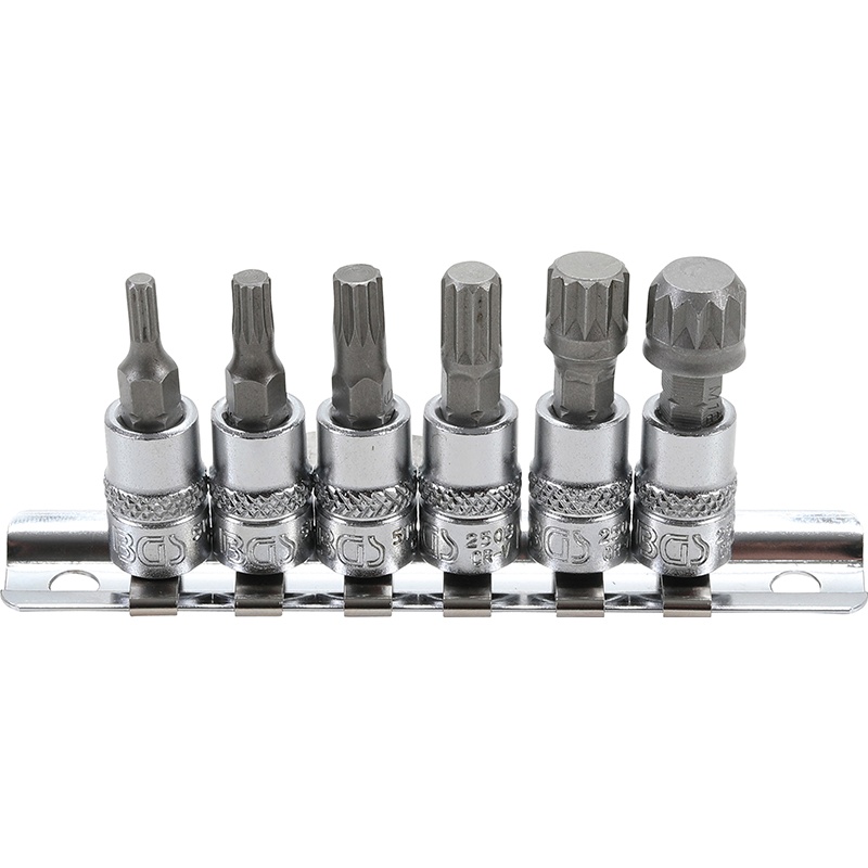Set varfuri XZN, M4 - M12, antrenare 1/4"