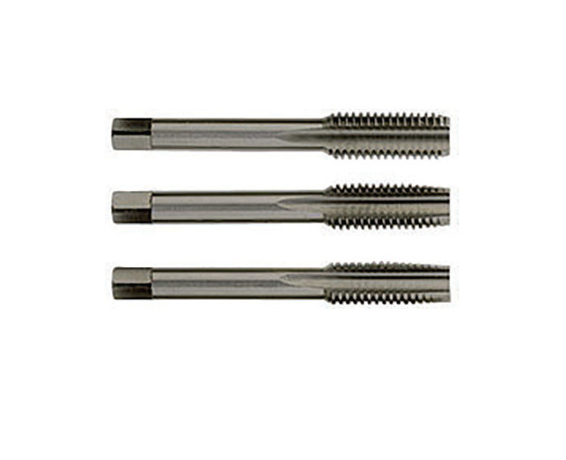 1501511 Tarozi pentru filetare manuala, pas normal, DIN 352, Forma A, HSS-G, 3 buc/set, DIM M 2.5 x 0.45