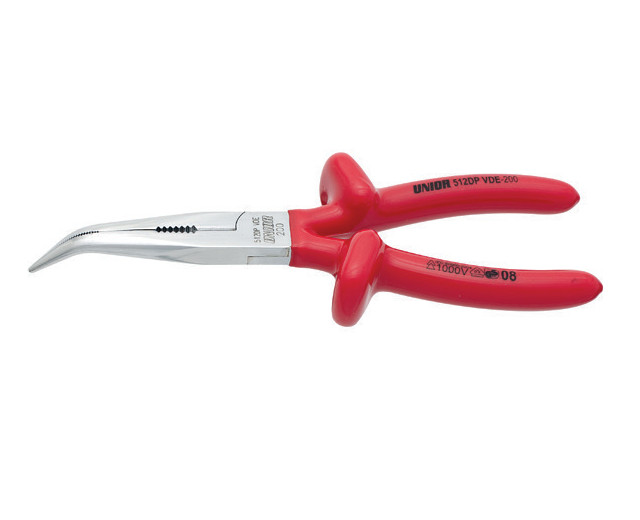 512/1VDEDP Cleste cu varfuri semirotunde indoite izolat la 1000 V, L 170 mm - 619191