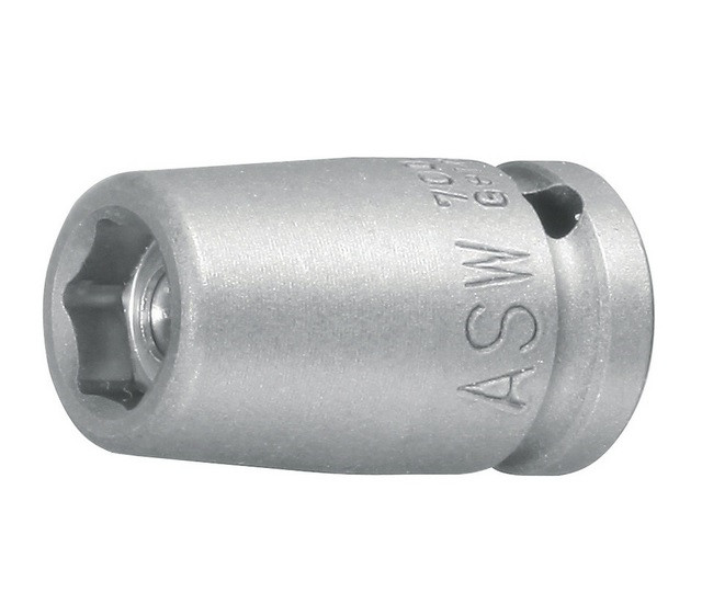 710 EM Capete chei tubulare de impact cu profil TORX® interior si magnet 1/4", E 12