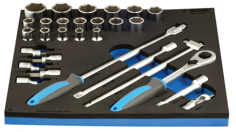 964/19SOS Set de capete chei tubulare 1/2" in modul SOS / 29 piese - 5-32 mm