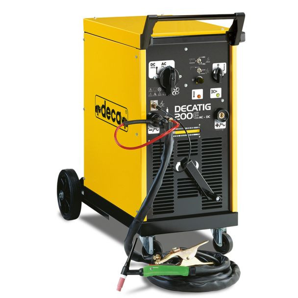 Aparat sudura TIG/ MMA Deca DECATIG200EAC/DC, 200 A, electrozi 1.6-4 mm, cu accesorii TIG