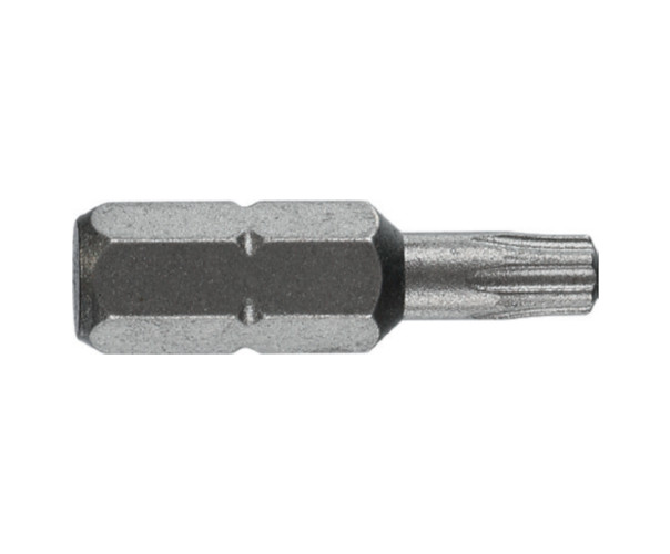 Bit STANDARD 1/4" DIN/ISO 1173 Forma C 6,3 profil Torx, DIM IP 30, L 25