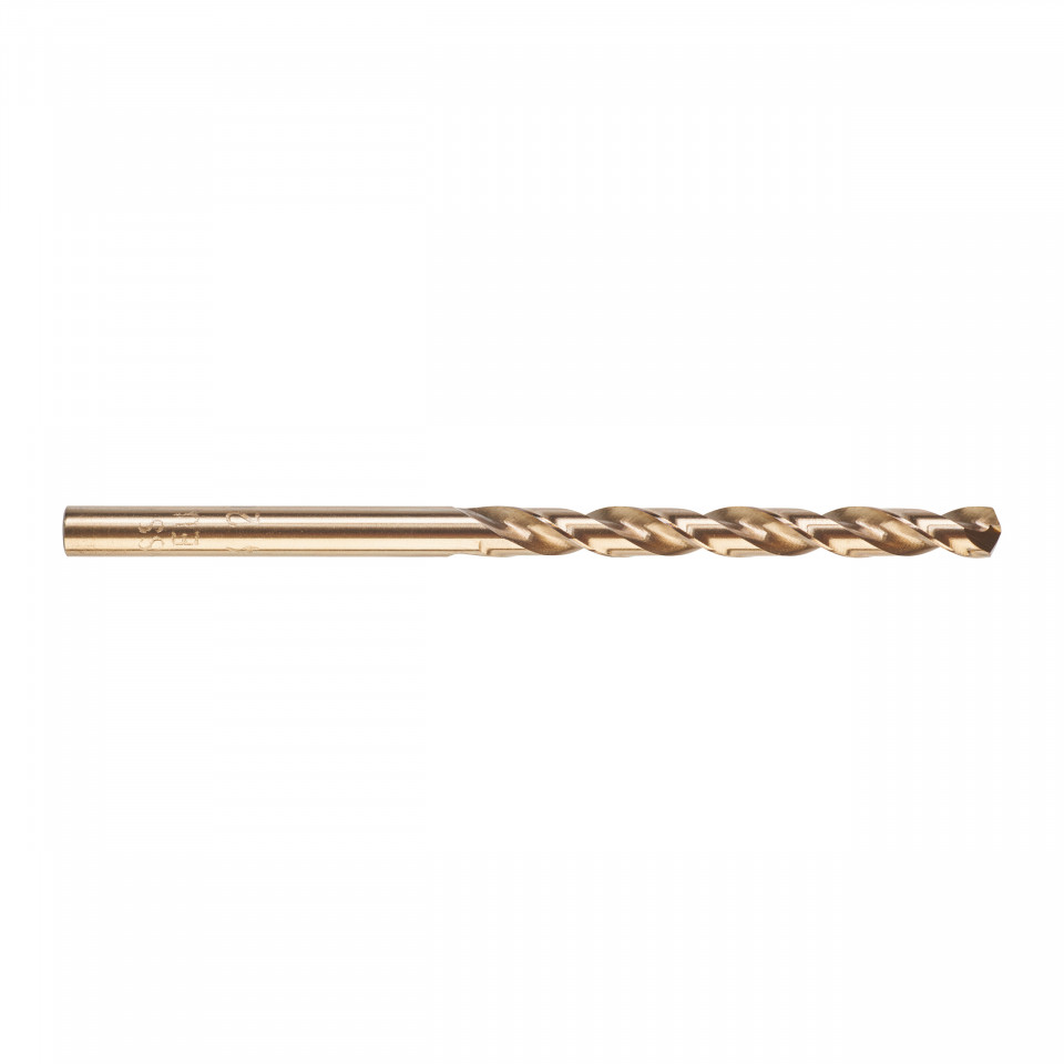 Burghie RED COBALT pentru metal - DIN 338 Milwaukee Ø 4.2x43x75 mm - set 10 buc