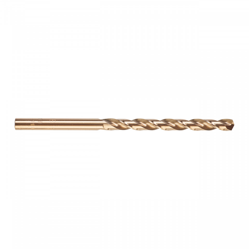 Burghie RED COBALT pentru metal - DIN 338 Milwaukee Ø 4.8x52x86 mm - set 10 buc