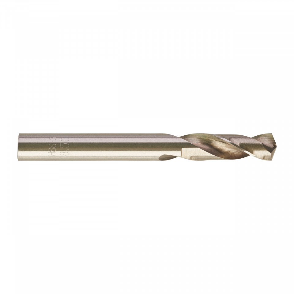 Burghie scurte MILWAUKEE HSS Ground pentru metal - DIN 1897 Ø 8.5x37x79 mm - set 5 buc