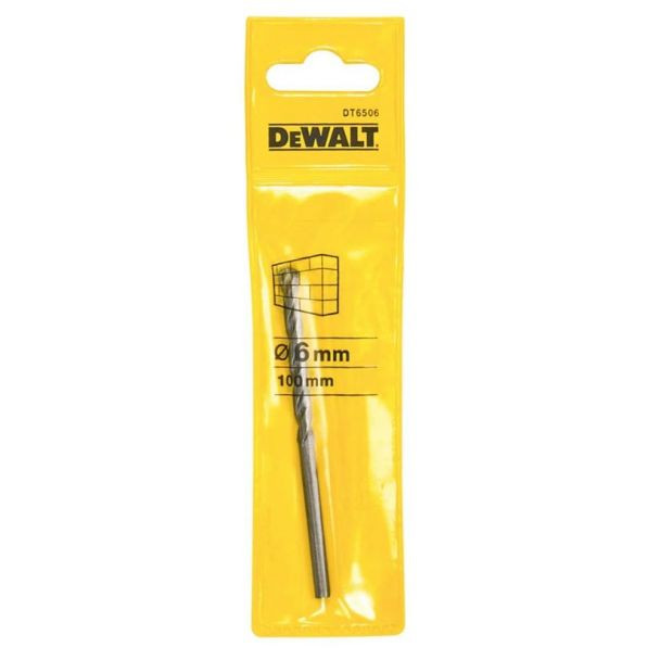 Burghiu pentru zidarie Dewalt DT6506, prindere cilindrica 6 x 100 mm