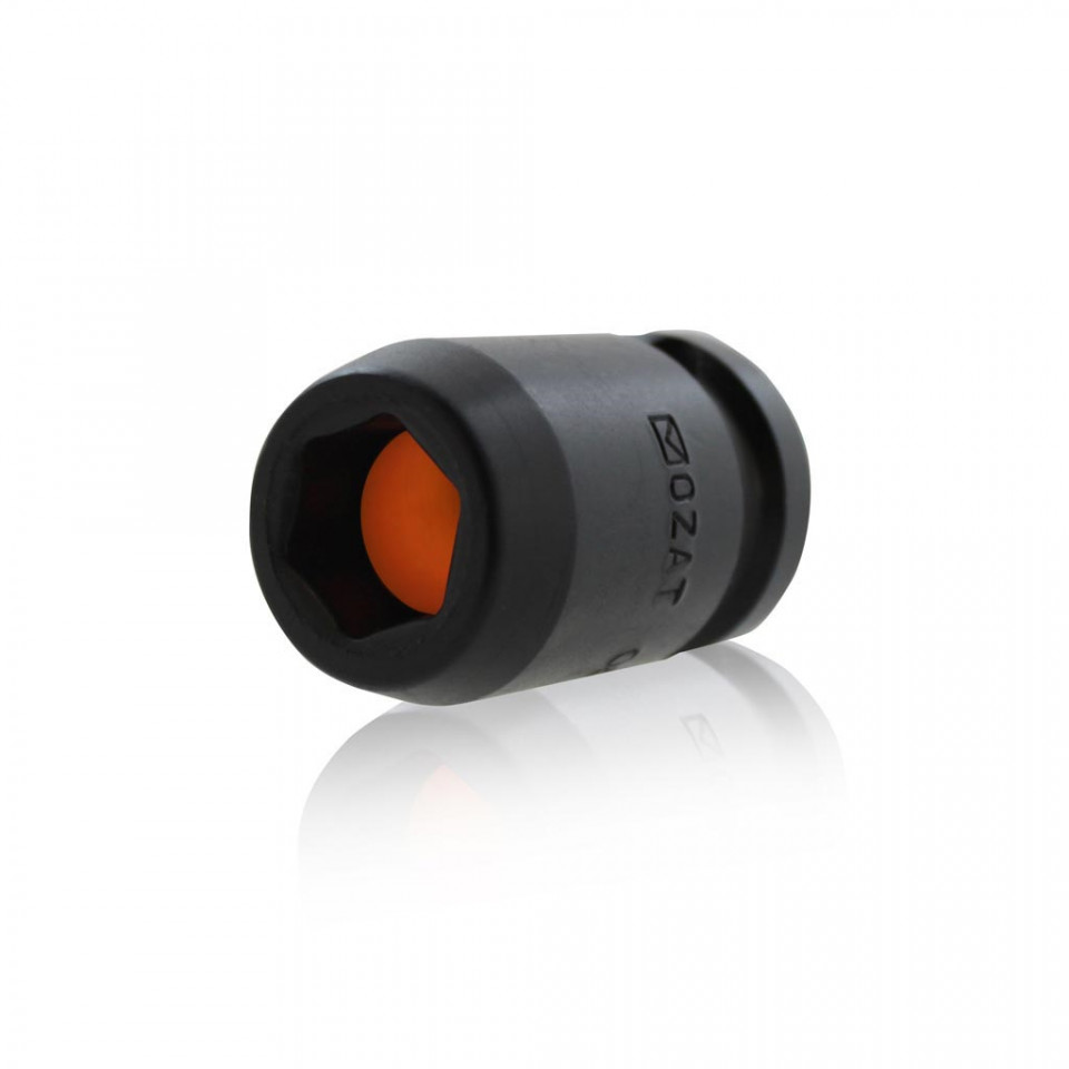 Cap cheie tubulara de impact cu magnet OZAT 1/2", 6 laturi, scurta, 11/16" L38mm