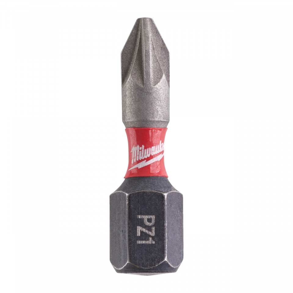 Cap surubelnita Pozidrive (PZ) Milwaukee SHOCKWAVE - PZ1 x 25 mm - 2 buc