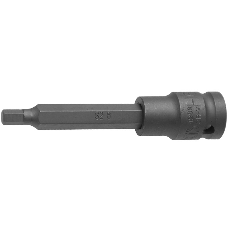 Capat cheie tubulara 1/2" de impact, cu varf imbus, 6 mm