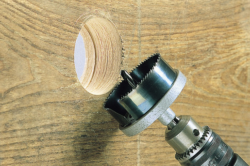Carota standard pentru doze si prize Wolfcraft , 2157000, 68X23, tija cilindrica cu diametrul de 6 mm