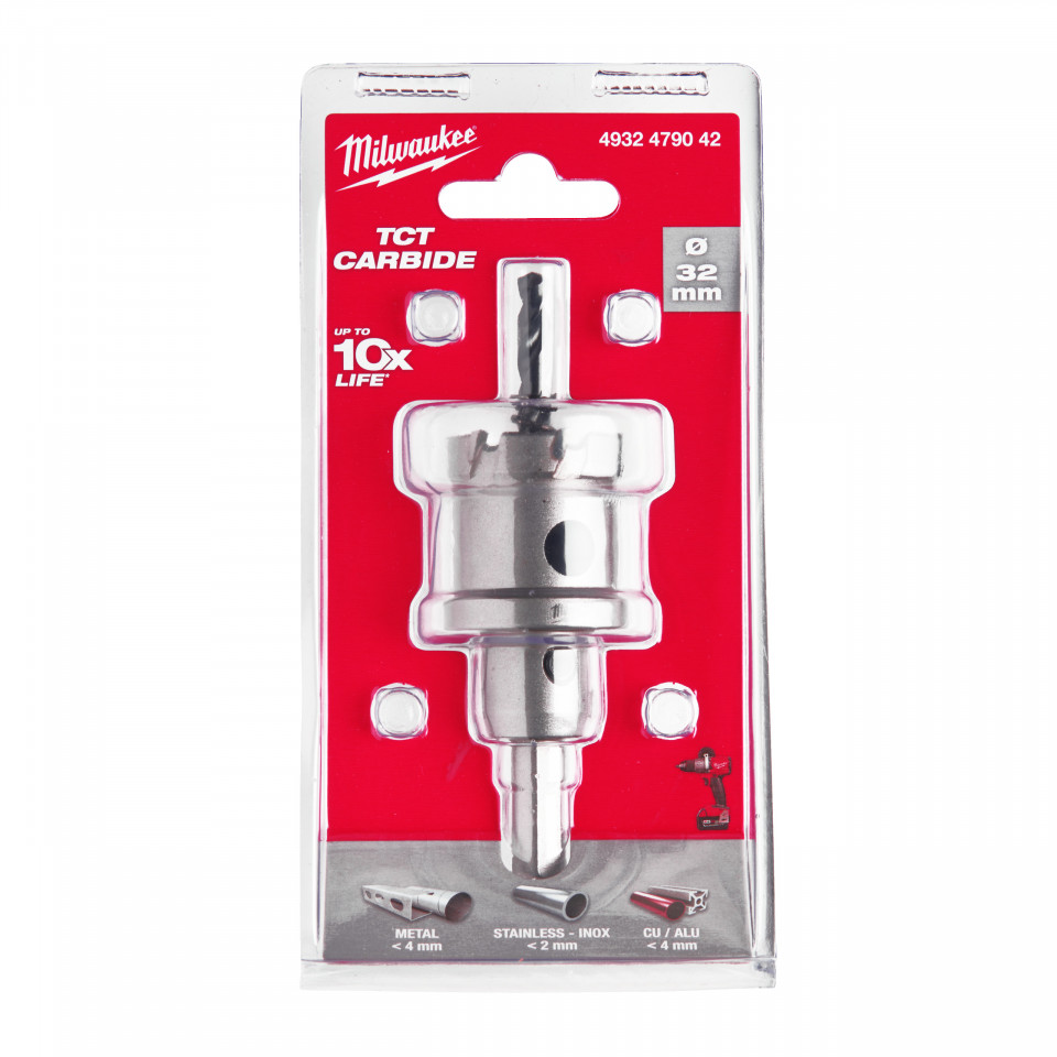 Carote oțel inoxidabil TCT 32 mm